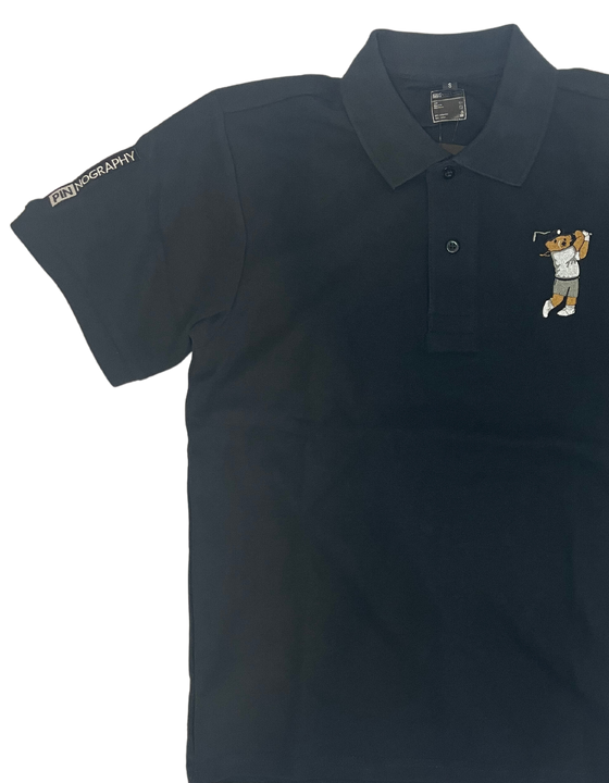 Midnight Silhouette Polo - Black