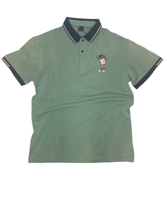 Dark Sea Green Deluge Polo