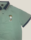 Dark Sea Green Deluge Polo